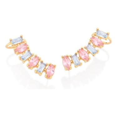Imagem de Brinco Ear Cuff Com Piercing De Pressão Cra 527135 - ROMMANEL, Colorid
