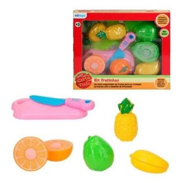 Imagem de Kit Frutinhas Brinquedo Cozinha Alimentação Saudável - NoBrand