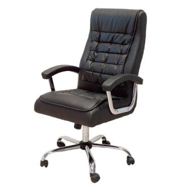 Imagem de Cadeira Poltrona Presidente Escritório Mola Ensacada Luxo Monique Rela