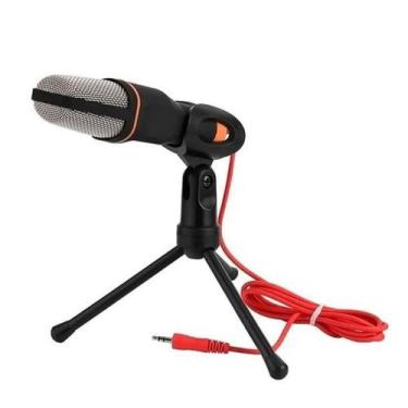 Imagem de Microfone Condensador com Tripé Para Youtubers, Gamers e Streamers B-M