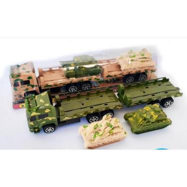 Imagem de Caminhão Militar do exército Brinquedo Tanque Blindado de Guerra - fol