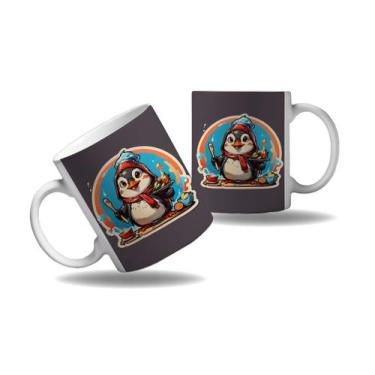 Imagem de Caneca Presente Pinguim Cozinheiro Chefes Cozinha Profissão - Enjoy Sh
