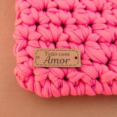 Imagem de Feito com Amor Tags Etiquetas Personalizada - Etiquetas Mimo