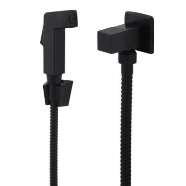 Imagem de Ducha Higiênica completa Preto Fosco 1/4 de volta - SuperLar Acessório