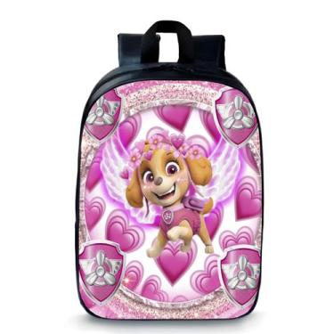Imagem de Mochila Pré Escolar Pequena Infantil Creche Patrulha Cachorrinha Skye 