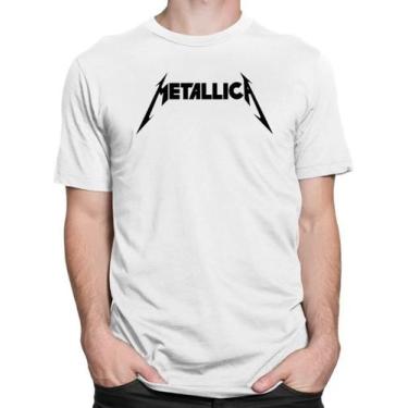 Imagem de Camiseta Masculina Banda De Rock Metálica 100% Algodão - SEMPRENALUTA,