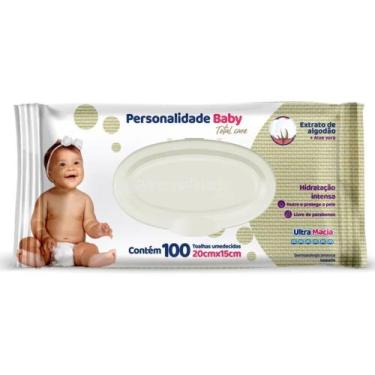 Imagem de Toalha umedecida personalidade baby total care 100 unidades