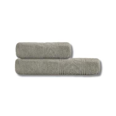 Imagem de Conjunto de Toalhas 100% Algodão Olívia Luxo 2 Peças - Bella Enxovais,