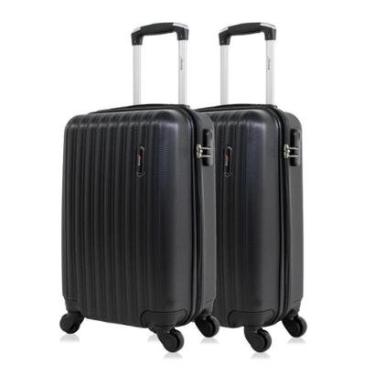 Imagem de Malas de Viagem 2 peças Londres Preta Swiss Move-Unissex