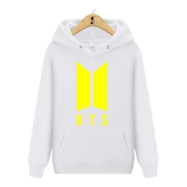 Imagem de Blusa de Moletom Canguru BTS I - Wess Store, Amarelo, GG