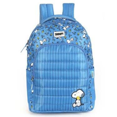 Imagem de Mochila Escolar Infantil Menina Bolsa Sacola Juvenil Snoopy - Luxcel, 