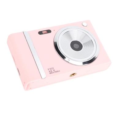 Imagem de Câmera Digital, Câmera Vlogging Com Foco Automático 1080P 48MP Com Zoom Digital 16X, Câmera Digital Compacta Portátil de Apontar e Disparar para Adolescentes Adultos Iniciantes