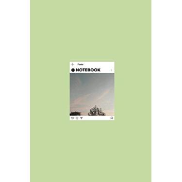 Imagem de Notebook: lined Journal- Instagram Design - Large (6 x 9 inches) - 101 Pages –Cooking Apple Green: Composition Book Perfect bound, Soft Cover - Minimal style