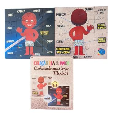 Imagem de Jogo do Corpo Humano Aprendendo e Brincando para Autistas - Meninos I