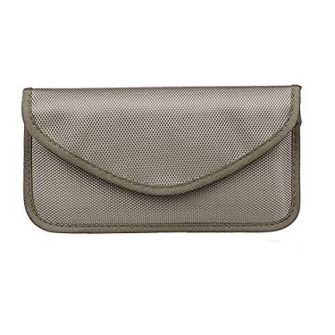 Imagem de Bolsa para chaves com bloqueio de sinal RFID, tela protetora, anti-rastreamento, antiespionagem, antiradiação, bloqueador de sinal, bloqueador de sinal, carteira de proteção para celular, proteção de