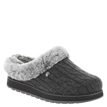 Imagem de Skechers Pantufa feminina Ice Angel, Carvão, 35
