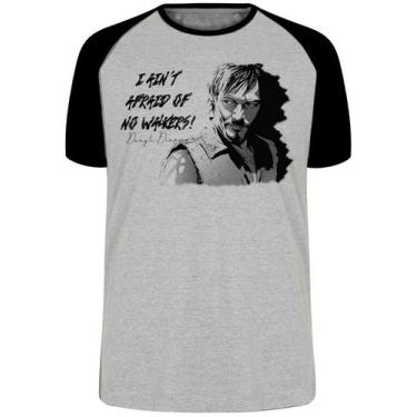Imagem de Camiseta The Walking Dead Daryl Dixon Blusa Plus Size extra grande adu