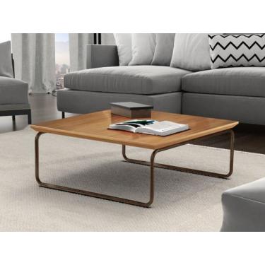 Imagem de Mesa de Centro Kairos Pé Café Bisart Decor - Larflex, Castanho
