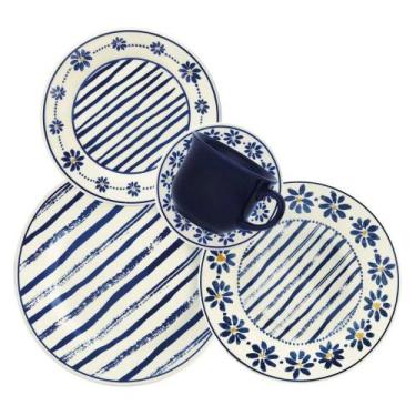 Imagem de Aparelho de Jantar Chá 20 peças Donna Margaridas - Biona