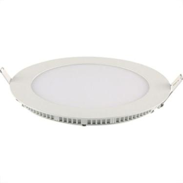 Imagem de Luminaria Led Embutir Redonda 24W 3000K 29,5Cm Blumen