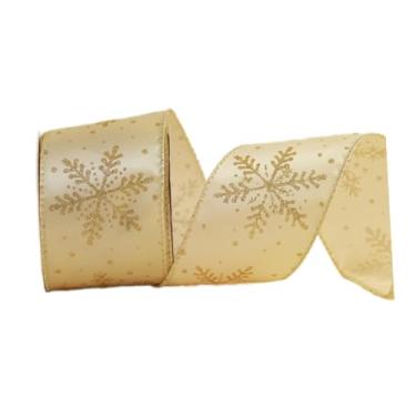 Imagem de shamjina Fita de Natal 2,5 Polegadas para Guirlanda E Decoração de Festas com Arame, Style B