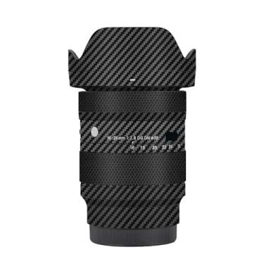 Imagem de Película de vinil para lente Sigma 16-28 mm F2.8 DG DN Apto para Sony Mount Camera Protective Sticker Protector Coat Acessórios de fotografia 1:2.8 16-28 2.8 (Fibra de Carbono Preto)