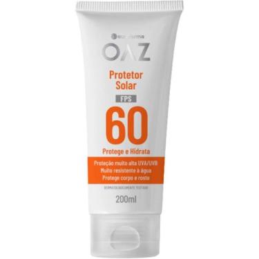 Imagem de Protetor Solar Oaz Fator 60 Fps Vegano Com Toque Seco 200ml