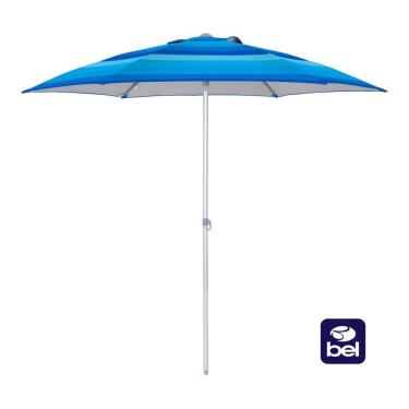 Imagem de Guarda Sol Premium 2,40m Alumínio Reforçado Milagres Azul - 12728 Belfix