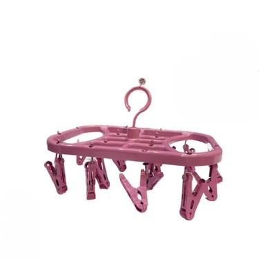 Imagem de Varal roupa íntima, dobrável, multiuso, com 16 ou 26 prendedores, calcinha, cueca, sutiã, biquíni e meias