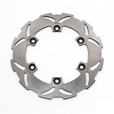Imagem de 1 peça de rotor de disco de freio traseiro compatível com Yamaha TT 250 2000, YZF R6 1999-2002, YZF R1 2002-2003, peças de acessórios de reposição de motocicleta