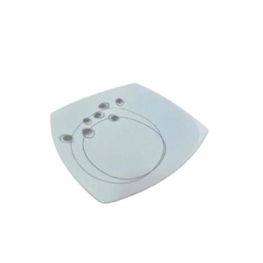 Imagem de Prato de Sobremesa Doce Luxo Porcelana Italiana Cozinha Refeição Resis