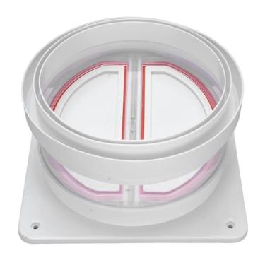 Imagem de Plástico Unidirecional Odor à Prova de Backdraft Amortecedor Bloqueadores de -Ar do Fluxo de Ar Inserir Defletor de Ventilador de Ventilador de Fluxo de Retroilodíaca para o Banheiro da Cozinha