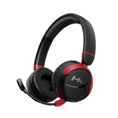 Imagem de Headset Sem fio Kids HyperX Cloud Mini- Bluetooth com Bateria de até 25 Horas, Áudio até 85 dB Microfone Dobrável com Função Girar para Silenciar, Drivers de 30 mm, Preto (7G8F1AA)