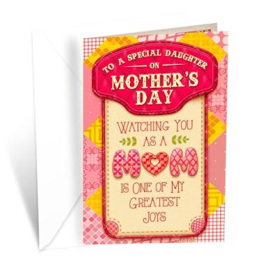 Imagem de Prime Greetings Cartão de Dia das Mães da Filha, Feito nos EUA, Ecológico, Embalado em Correio Protetor, Cartolina Grossa com Envelope Premium 12,7 cm x 19,7 cm
