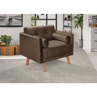 Imagem de Poltrona Moderna Decoração Sala, Varanda, Recepção Luma