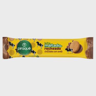Imagem de Biscoito Leite Maltado Piraquê Recheio de chocolate com Avelã 85g