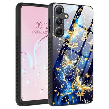 Imagem de SichKards Capa para celular Galaxy S25, traseira de vidro líquido e bordas macias de TPU, aderência lateral antiderrapante, proteção contra quedas, ajuste fino, carregamento sem fio compatível com