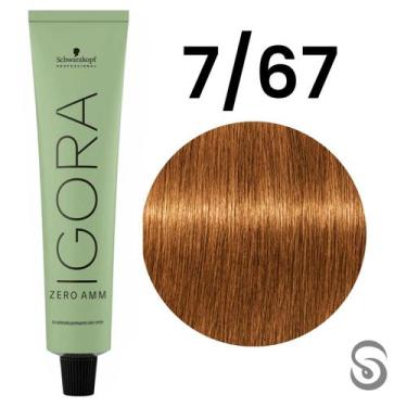Imagem de Igora Zero Amm 7/67 Louro Médio Marrom Cobre 60 ml - Schwarzkopf, UNIC