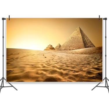 Imagem de Leowefowa Pirâmides egípcias cenário fotográfico 3 x 2,4 m vinil arquitetura antiga ruínas deserto oásis sessão de fotos fundo retrato banner foto cabine papel de parede