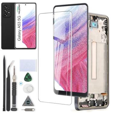 Imagem de YWLRONG Display para Samsung Galaxy A53 5G A536 A536B A536U Incell Tela Lcd de Substituição para Samsung Galaxy A53 5G Conjunto de Digitalizador de Tela de Toque com Kit