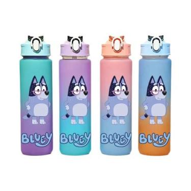 Imagem de Garrafa de Água Esportiva Bluey Bingo - 750ML - Gradiente de Cores, la