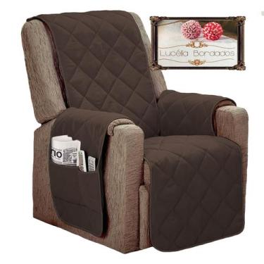 Imagem de Capa protetora para poltrona do papai retratil e reclinavel com fixado