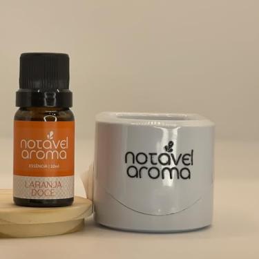 Imagem de Kit Difusor Elétrico com Essência Concentrada de Ambiente 10ml Notavel Aroma (Difusor Branco, Laranja Doce)