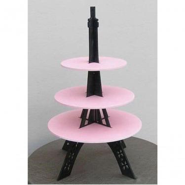 Imagem de Bandeja-suporte Tipo Torre Para Doces E Bolos Em Mdf