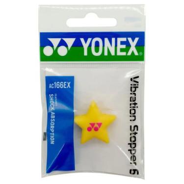 Imagem de Antivibrador Yonex Estrela Amarelo e Rosa, UNICO