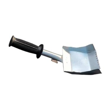 Imagem de WeiLaiKeQi Pá de cimento, espátula de tijolos, colher dentada, espalhador de concreto de metal, ferramenta de construção para instalação de ladrilhos, alvenaria