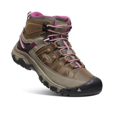 Imagem de KEEN Targhee 3 Bota feminina impermeável para caminhada de altura média, Weiss/Boysenberry, 35