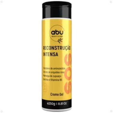 Imagem de Abu Beauty & Care Creme Gel para Cabelos Danificados S.O.S Reconstrução Intensa Em 5 Minutos 250g