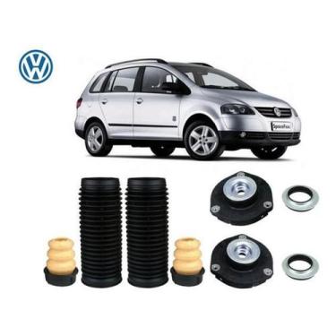 Imagem de 2 Kit Coxim Rolamento Batente Coifa Dianteiro Spacefox 2007 - Auto Imp