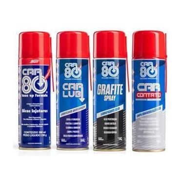 Imagem de Kit Descarbonizante Desengripante Limpa Contato Grafite - Car80